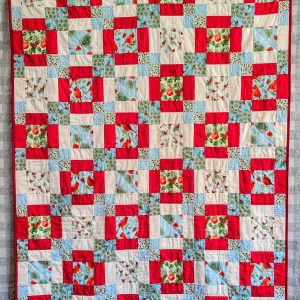 Cardinal Throw Quilt