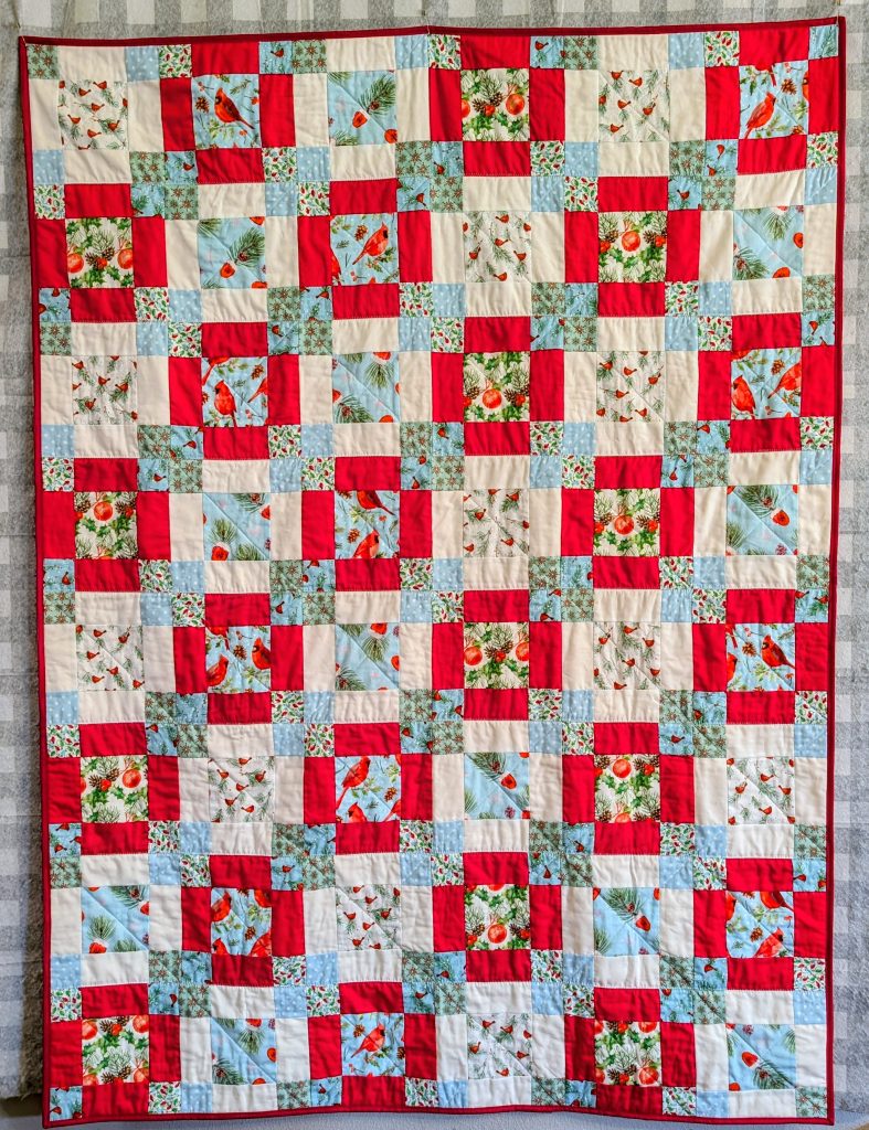 #Cardinal Throw Quilt
