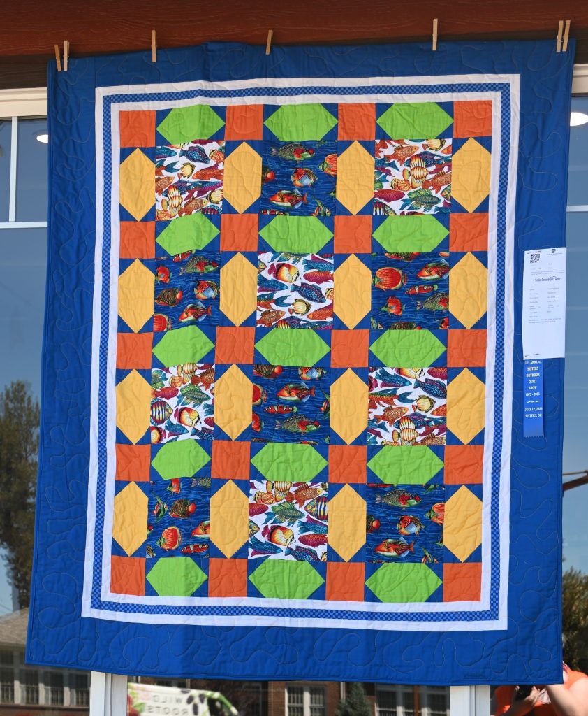 #Sea Scape Throw Quilt