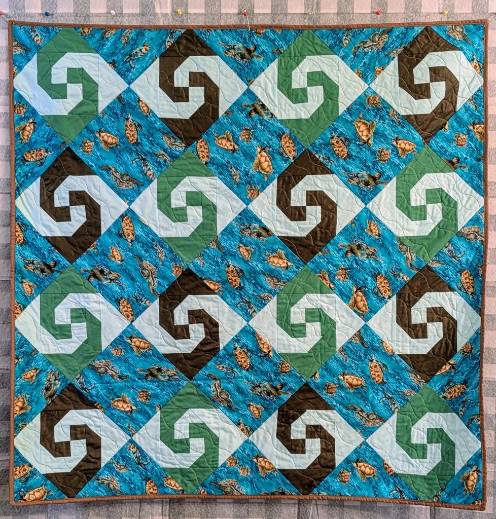 #Making Waves Throw Quilt